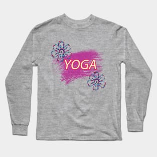 YOGA Flowers Long Sleeve T-Shirt